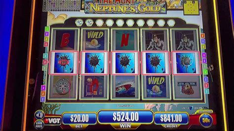 The Hunt for Neptunes Gold Slot Machine Amazing Big WINS!.